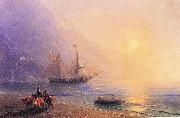 Ivan Aivazovsky Loading Provisions off the Crimean Coast Germany oil painting artist